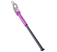 Cavalletto per bicicletta, a sgancio rapido, lato sinistro, per bici pieghevole da 16 pollici, compatibile con K3 PLUS 349 (viola)