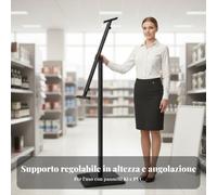 Cavalletto per Insegne da Pavimento Esposizione Bifacciale per Fiere, Reception