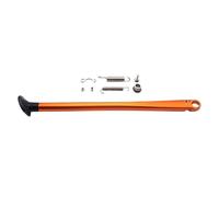 Cavalletto per moto Cavalletto laterale di parcheggio + molla, accessori per moto, supporto per piede forgiato in lega CNC/compatibile con K TM/compatibile con HUSQVARNA OEM 78003023044(arancione)