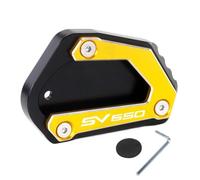 Cavalletto per moto Estensione cavalletto laterale/Adatto per Suzuki SV650 SV 650 S 650S 2004-2007 SV650S Accessori moto Parti Ingrandistore cavalletto laterale(SV650 LOGO YELLOW)