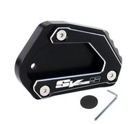 Cavalletto per moto Estensione cavalletto laterale/Adatto per Suzuki SV650 SV 650 S 650S 2004-2007 SV650S Accessori moto Parti Ingrandistore cavalletto laterale(SV650S LOGO BLACK)