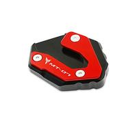 Cavalletto per moto Estensione cavalletto laterale per moto Yamaha MT-07, MT07, MT 07, FZ07, XSR700, XSR 700 (14-21)(Red with logo)