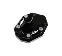 Cavalletto per Moto Supporto per Estensione del Cavalletto Laterale in Alluminio CNC per Moto per Honda ADV150 ADV350, Piastra di Supporto per Cavalletto Allargato(Black)