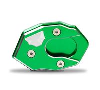 Cavalletto per motocicletta/Adatto per Kawasaki ZX6R ZX10R Z650 Z800 Z900/RS Z1000 NINJA 650R 1000 ER6N ER6F Estensione cavalletto laterale Ingrandisci piastra di supporto(Green)