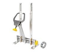 Cavalletto per ruota di bicicletta, raddrizzatore per pneumatici e mozzi per meccanici e appassionati di riparazione, strumento professionale per la manutenzione della bicicletta