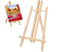 Cavalletto per tela pittorico legno di pino da tavolo 30/40/50cm pittura quadri