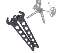 Cavalletto per Tiro con L'Arco, Pieghevole, Portatile, con Gambe a Forbice, Supporto per Arco Compound, Supporto per Tiro al Bersaglio con L'Arco