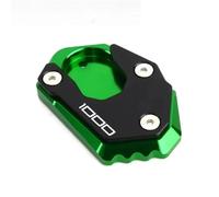 Cavalletto Piastra Piastra Appoggio Cavalletto Laterale Per Moto Per K&awasaki 1000 Per Z1000 Per NINJA Per SX1000 Estensione Laterale Piede Allargato Laterale Estensione(VERDE)