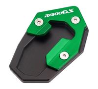 Cavalletto Piastra Piastra Cavalletto Laterale Per B&MW R1300GS Adventure Piastra Di Supporto Per Estensione Cavalletto Laterale, Poggiapiedi Allargato Laterale Estensione(VERDE)