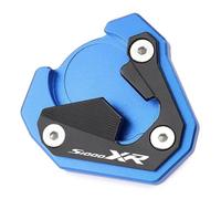 Cavalletto Piastra Piastra Per Cavalletto Laterale Moto Per B&MW S1000XR 2020-2023 Piede Di Supporto Base Allargata, Cuscinetto Di Estensione Antiscivolo Laterale Estensione(BLU1)