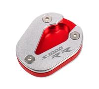 Cavalletto Piastra Supporto Per Cavalletto Laterale Moto Per B&MW S1000RR 2019-2023 Estensione Piastra Di Supporto Per Piede, Supporto Di Parcheggio Laterale Estensione(ROSSO)
