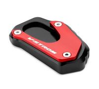 Cavalletto Piastra Supporto Per Cavalletto Laterale Per Moto Per Suzuki V-Strom 1050 DL1050 DL1050XT 2020-2022 Piastra Di Supporto Laterale Allargata Laterale Estensione(ROSSO)