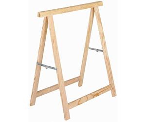Cavalletto Pieghevole in Legno di Faggio 75xH75 cm 1 pz