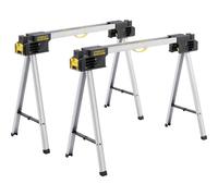 CAVALLETTO PIEGHEVOLE IN METALLO 900KG COPPIA STANLEY FATMAX SOLUZIONE ROBUSTA E