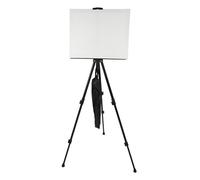 Cavalletto pieghevole in metallo con borsa per il trasporto Altezza massima 162 cm