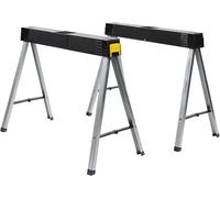 Cavalletto Pieghevole Metallo Portata 340 kg Coppia Piedi Antiscivolo Taglio