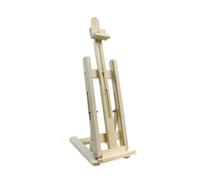 CAVALLETTO PITTORICO LEGNO INCLINABILE REGOLABILE PER PITTURA TELE QUADRI 50CM