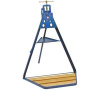 CAVALLETTO PORTATILE IDRAULICO 3" POLLICI MORSA BANCO TUBI DA LAVORO IDRAULICO