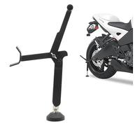 Cavalletto posteriore per moto, sollevatore da pavimento pieghevole, per biciclette, supporto resistente per riparazione, manutenzione, parcheggio, officina, sollevatore portatile da garage per