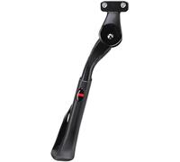 Cavalletto regolabile in alluminio con base larga per mountain bike e bici elettriche, compatibile con telaio a doppio foro, regolazione dell'altezza da 32 a 43 cm, parcheggio in lega di lunga durata