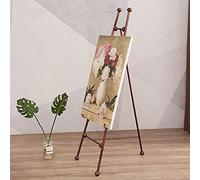 Cavalletto robusto e regolabile per artisti, espositore pieghevole per matrimoni, 150 cm, impostazioni angolari versatili (finitura bronzo)