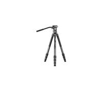 Sirui SP124+B5X Treppiede impermeabile in fibra di carbonio con testa panoramica video / compatibile con Arca Swiss nero