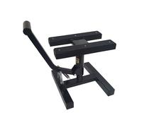 Cavalletto Solleva Moto Manuale per Cross Pit Bike Jump Nero