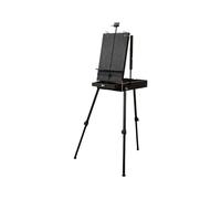 Cavalletto, supporto in legno, cavalletto for artista con · Include una tavolozza e tracolla. for dipingere tipi di adulti, matrimoni, esposizioni, mostre(Black)