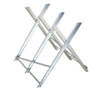 Cavalletto Taglialegna 83x83x79 cm Pieghevole e Triangolare in Metallo con