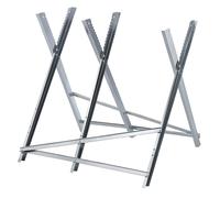 Cavalletto Taglialegna Pieghevole Zincato Supporto per Motosega 82 x 95 cm
