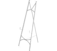 Cavalletto treppiede regolabile in metallo per pittura, espositore stabile per artisti, principianti e professionisti, perfetto per disegno, progetti artistici (bianco, 120 cm)