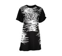 Cavalli Class, ,Dresses ,Donna ,Nero ,S Abito Donna in Cotone Nero Manica Corta