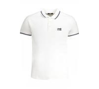 Cavalli Class Bianco Cotton Men Polo - XL