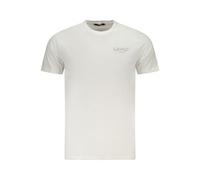 Cavalli Class Bianco Cotton Men T-Shirt - XXL