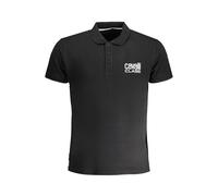 Cavalli Class Black Cotton Men's Polo Shirt - XL