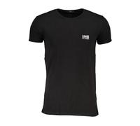 Cavalli Class Black Cotton Men's T-Shirt - S