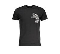 Cavalli Class Black Cotton Men's T-Shirt - XXL
