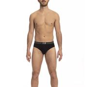 Cavalli Class Black Cotton Men's Underwear Trio Pack - L