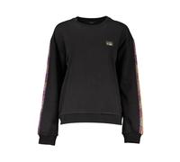 Cavalli Class Black Cotton Women Sweater - XL