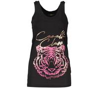 Cavalli Class Black Cotton Women's Tank Top - XS