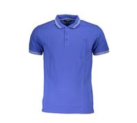 Cavalli Class Blu Cotton Men Polo - L