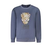 Cavalli Class Blu Polyester Woman Sweatshirt - M