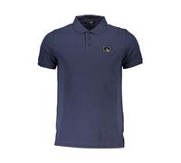 Cavalli Class Blue Cotton Men Polo Shirt - L