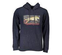 Cavalli Class Blue Cotton Men Sweatshirt - L