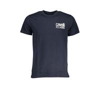 Cavalli Class Blue Cotton Men T-Shirt - M