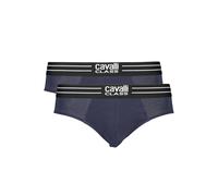 Cavalli Class Blue Cotton Men Underwear - M