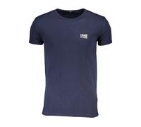 Cavalli Class Blue Cotton Men's T-Shirt - XL