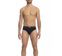 Cavalli Class Blue Cotton Men's Underwear Tri-Pack - M