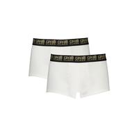 Cavalli Class, ,Underwear ,Uomo ,Bianco ,2XL Biancheria Intima in Cotone Bianco