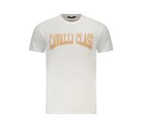 Cavalli Class - Cotton T-Shirt - -Tops -Uomo -Bianco -M